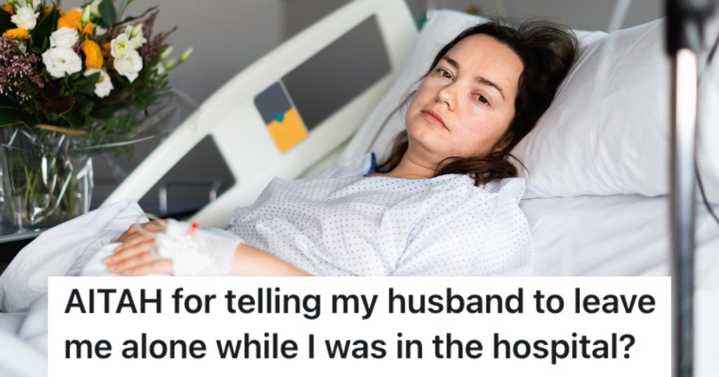 woman in a hospital bed