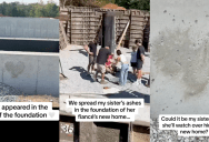 A Grieving Man Put His Late Fianceé’s Ashes In The Foundation Of His Home And A Heart Appeared In The Cement