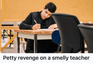 A Student’s Teacher Can’t Stop Smoking And Stunk Up The Air Next To Him, But He Got Revenge With Nothing But A Bic Pen