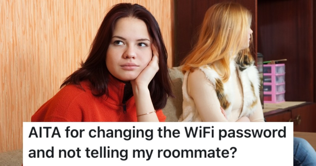 two women on a couch