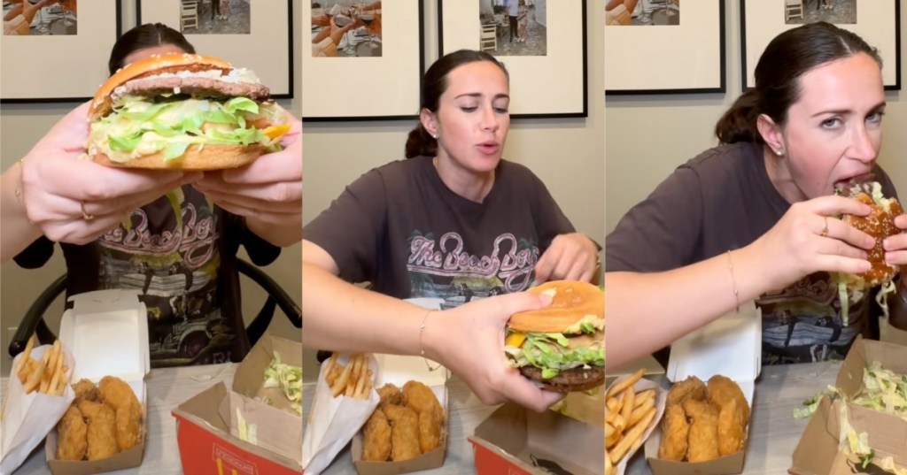 A 30-Year-Old TikTokker Tried A Big Mac For The First Time In Her Life