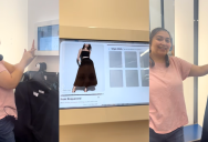 An Old Navy Worker Showed Viewers What The Store’s New Digital Dressing Room Screens Look Like