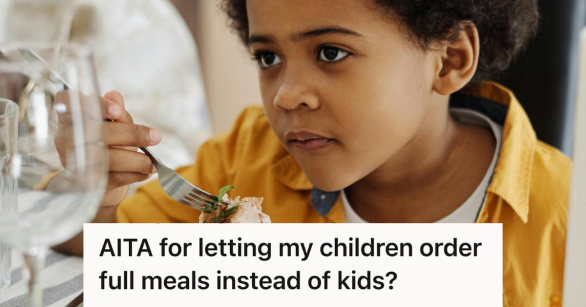 kid eating at restaurant