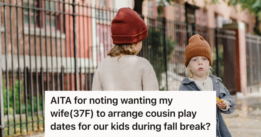 kids playing outside in the fall