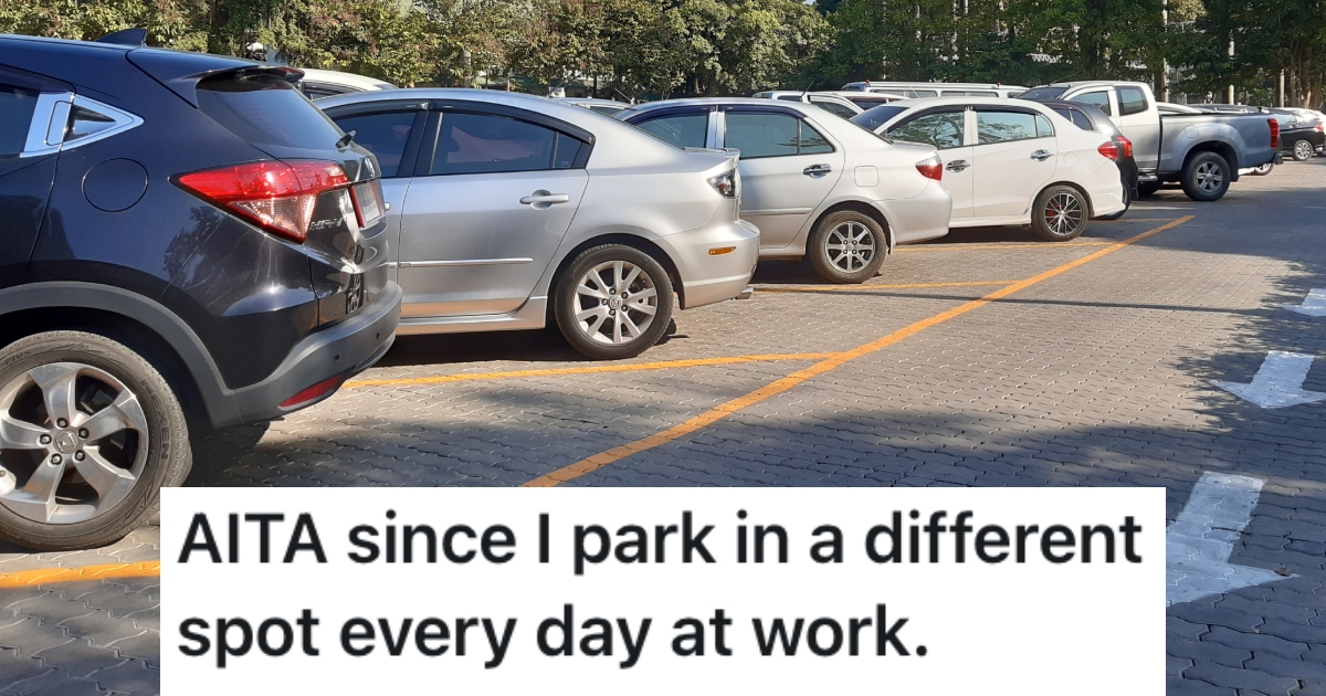 cars in a parking lot