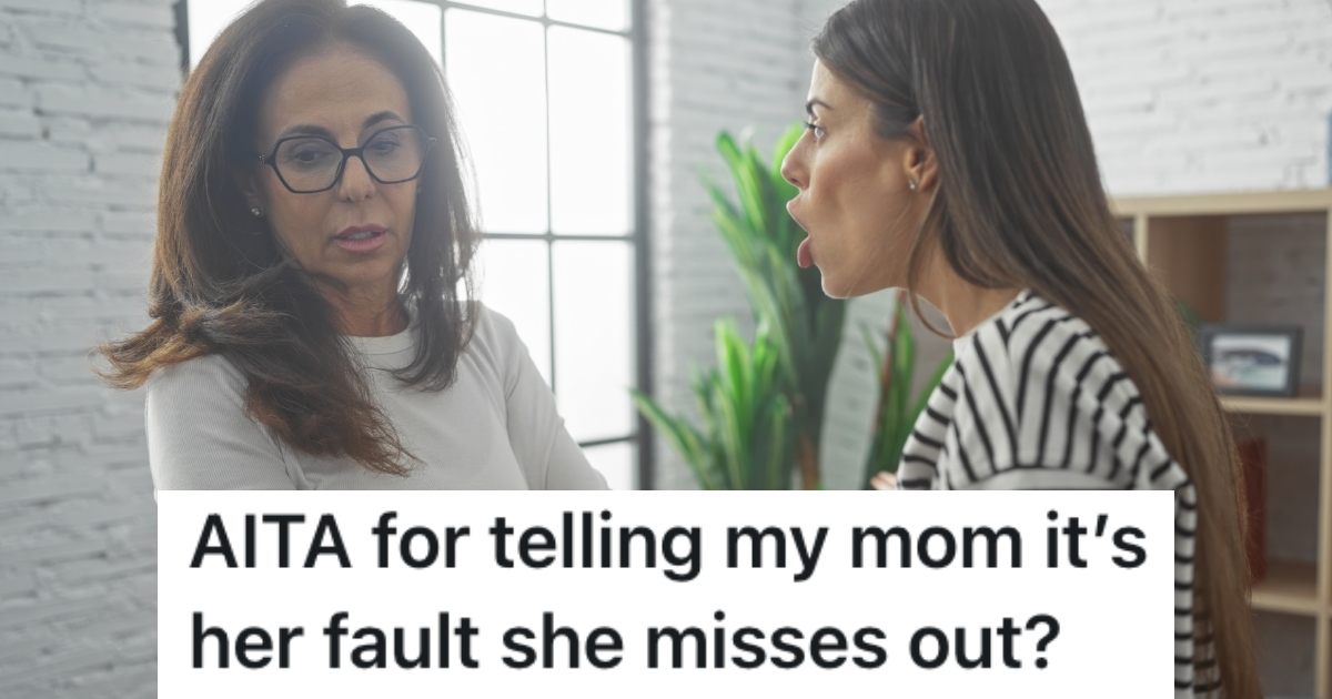 woman arguing with her mother