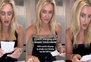 A Customer Talked About The Expensive Additional Drink Charges On Her Bill At A Restaurant