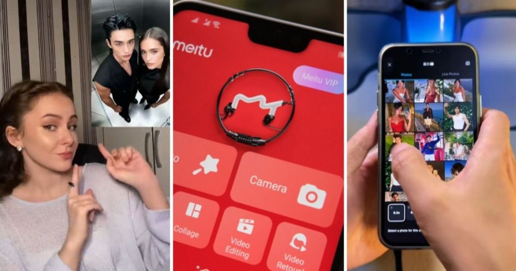 Meitu app for elevator photos