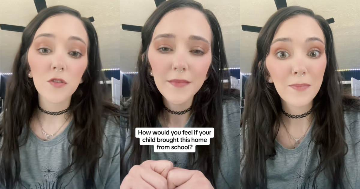 mom talking about school