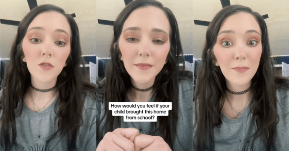 mom talking about school