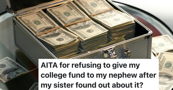 dollar bills wrapped up in a suitcase