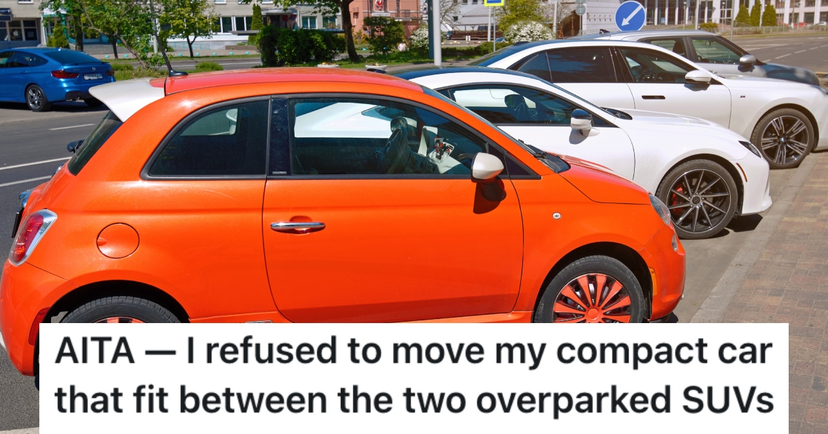 cars in a parking lot