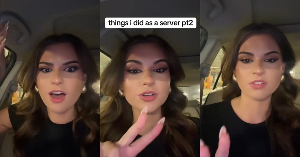 woman talking to tiktokkers