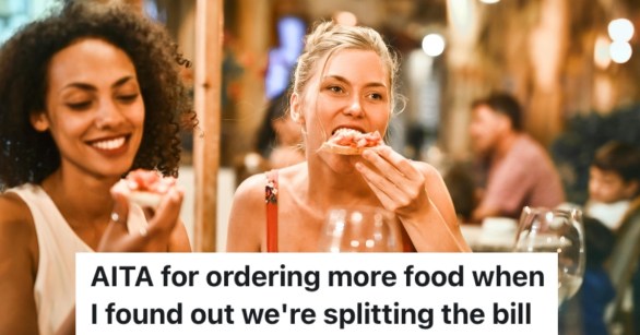 women eating a nice dinner out