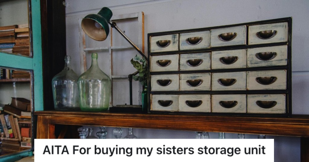 interior of storage unit