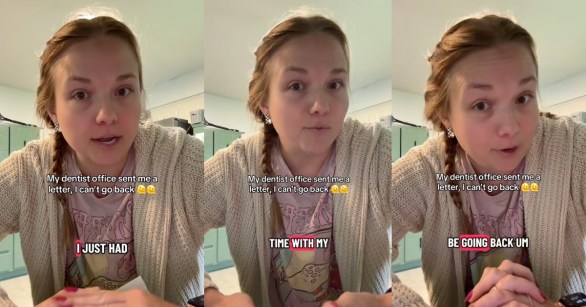 woman talking about her kids