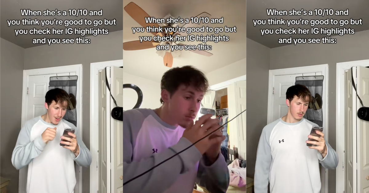 man talking about dating