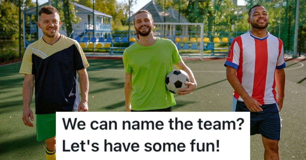 three men walking down a street