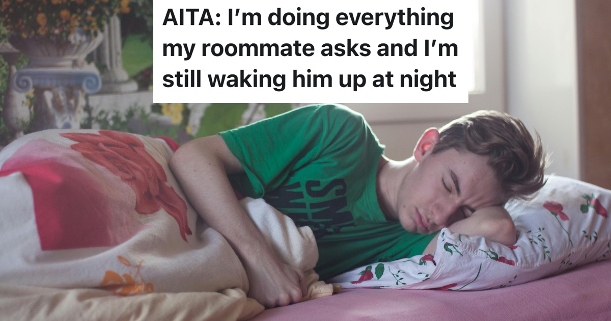 college student sleeping in his dorm