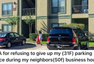 Woman Is Upset That Her Neighbor’s Clients Keep Blocking Their Shared Driveway, So The Neighbor Told Her To Park In The Street