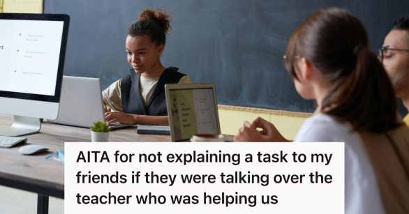 students using computers in classroom