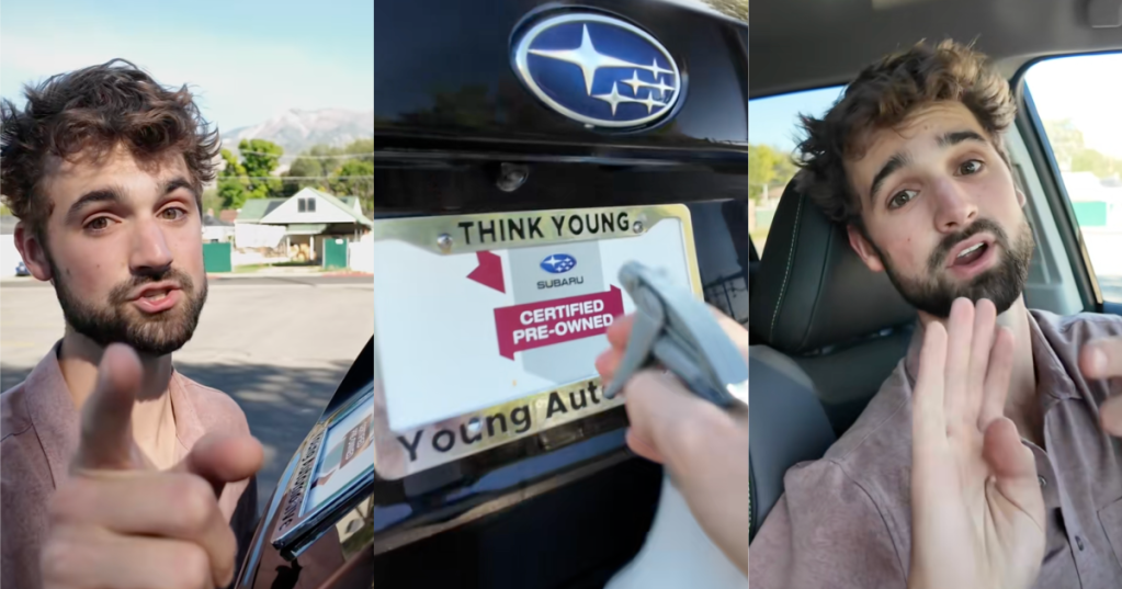 man talking about cars