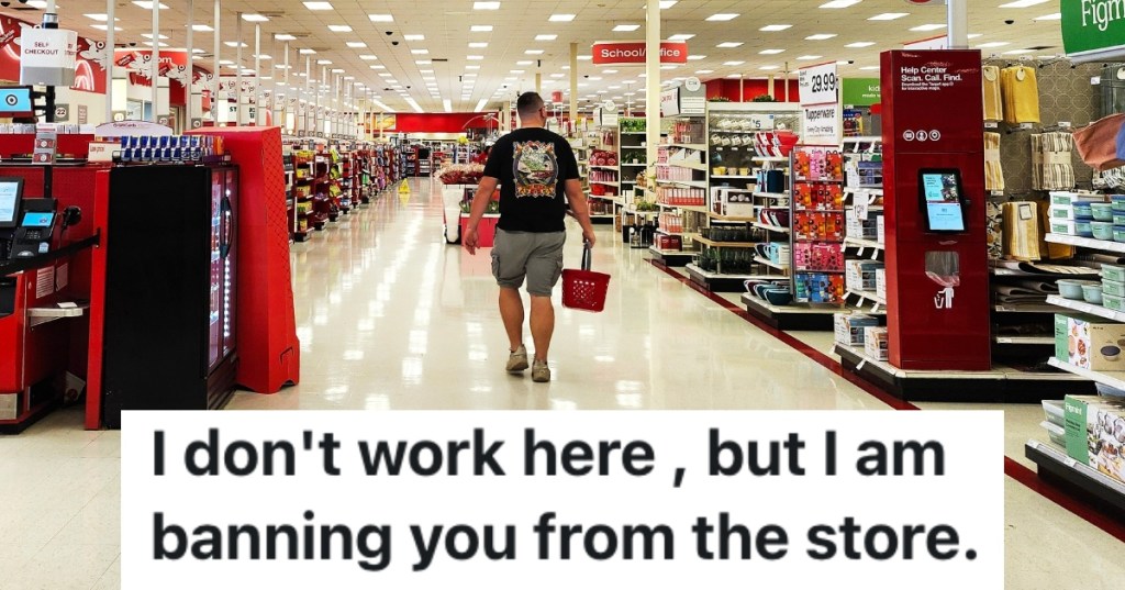 man shopping in a store