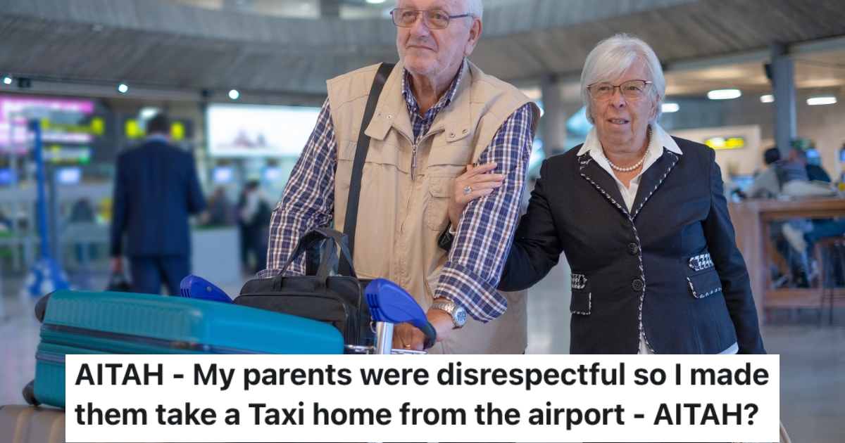 older couple at an airport