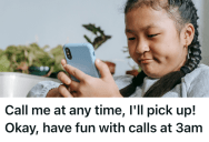 Teen Followed Her Absent Dad’s Instructions To “Call Anytime,” So She Only Called Him In The Middle Of The Night When It Would Be The Most Inconvenient