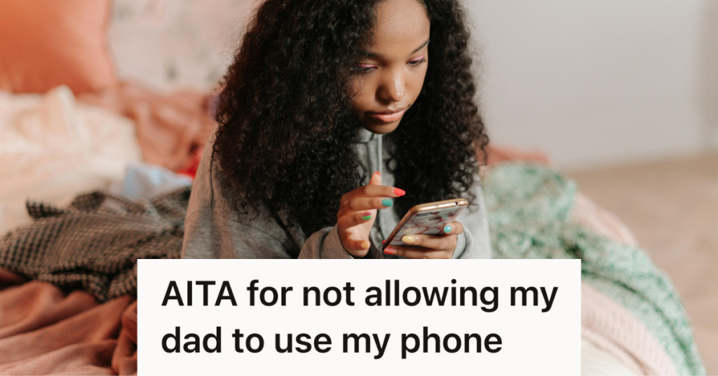 teen girl on her cell phone