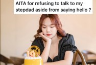 Teen Refuses To Speak To Her Stepdad After He Made Her Cry On Her Birthday, But Her Mom Says She’s Overreacting