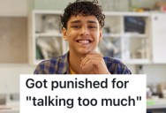 A Student Got in Trouble For Talking Too Much in Class, So They Decided Not to Say a Single Word at School For Two Days