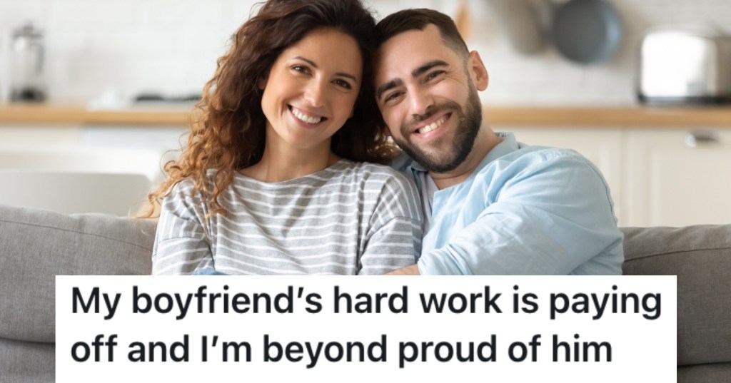 a young happy couple