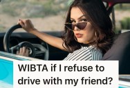 Woman Feels Unsafe About Riding In A Car With Her Reckless Friend, So She Subtly Tries To Avoid Getting In Without Bringing Up the Real Reason