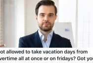 Their Boss Gave Them Rules About How They Could Use Their Vacation Time, So They Came Up With a Clever Idea to Make it Work For Them