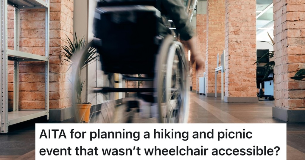 person sitting in a wheelchair in motion