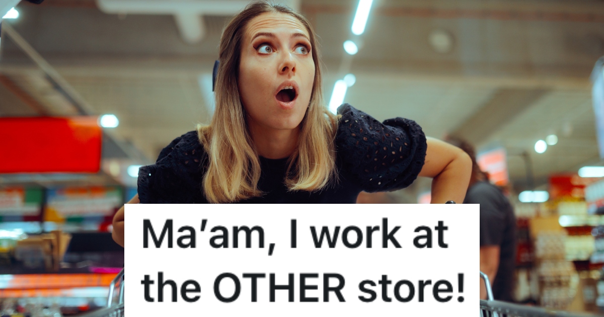 woman in a grocery store