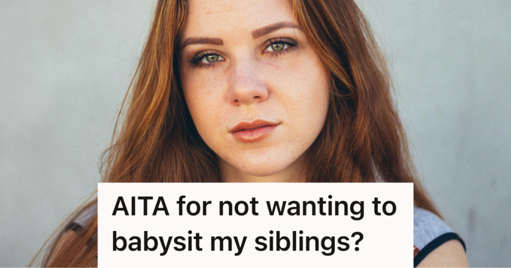 young woman with red hair