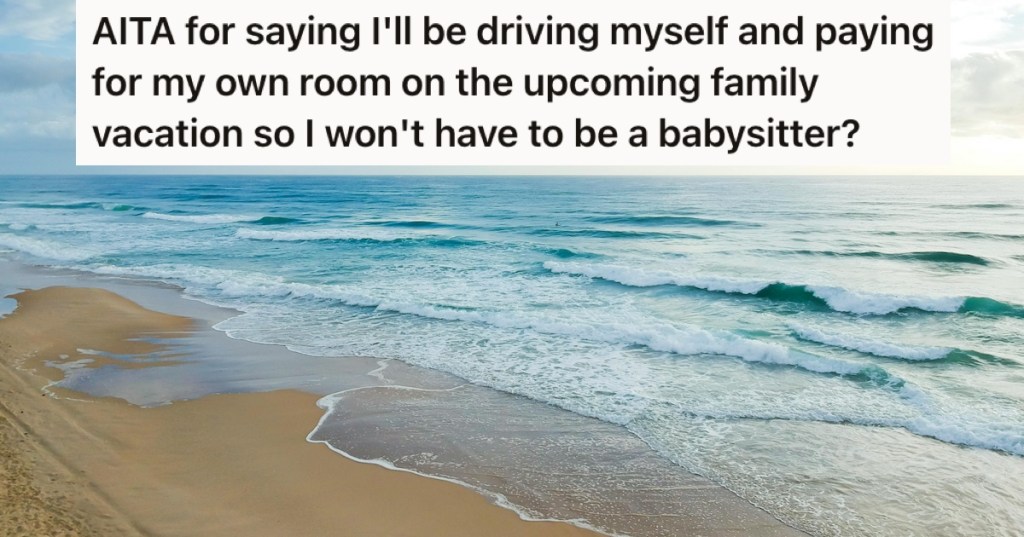 Waves at a deserted beach