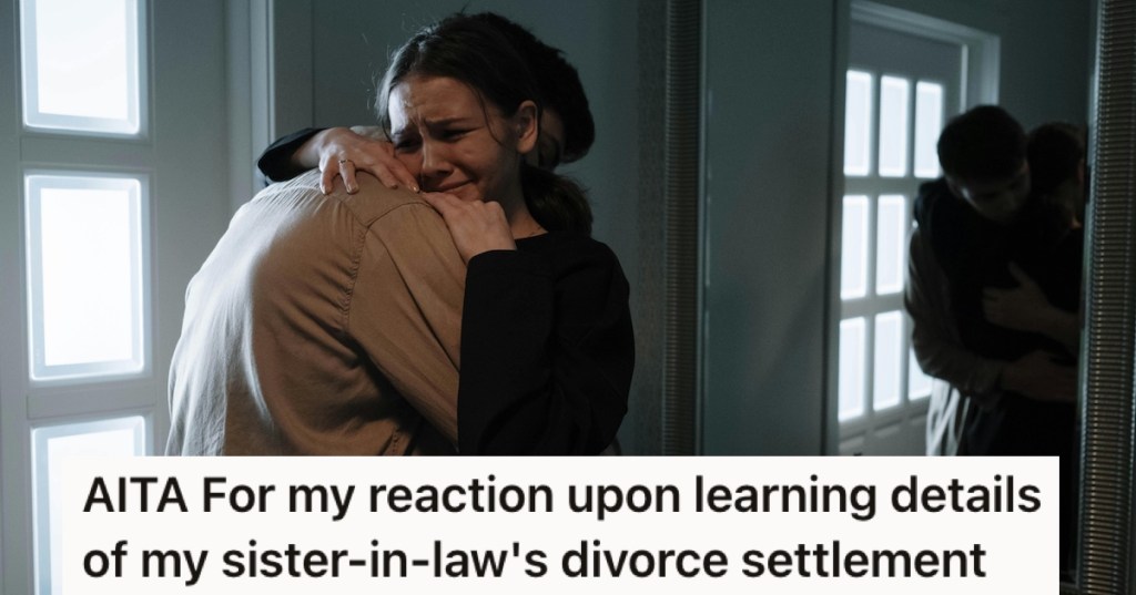 A man hugging a crying woman