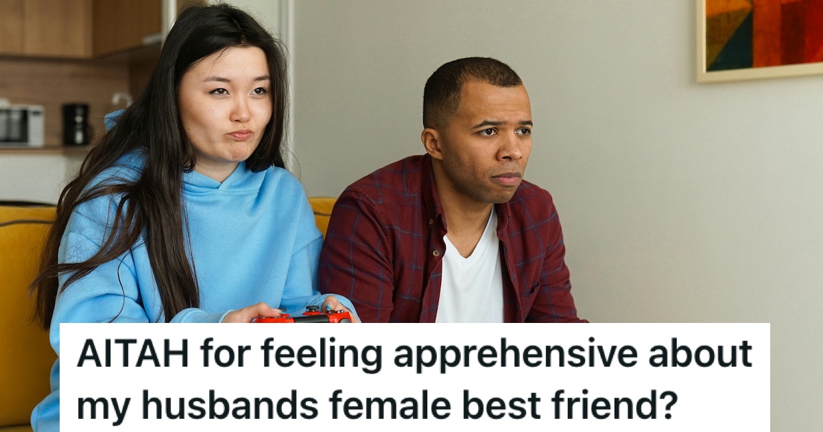 A man and a woman playing video games together