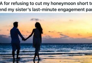 Married Couple Wanted To Spend Alone Together On Their Honeymoon, But The Bride’s Sister Made The Time About Her Own Engagement Instead