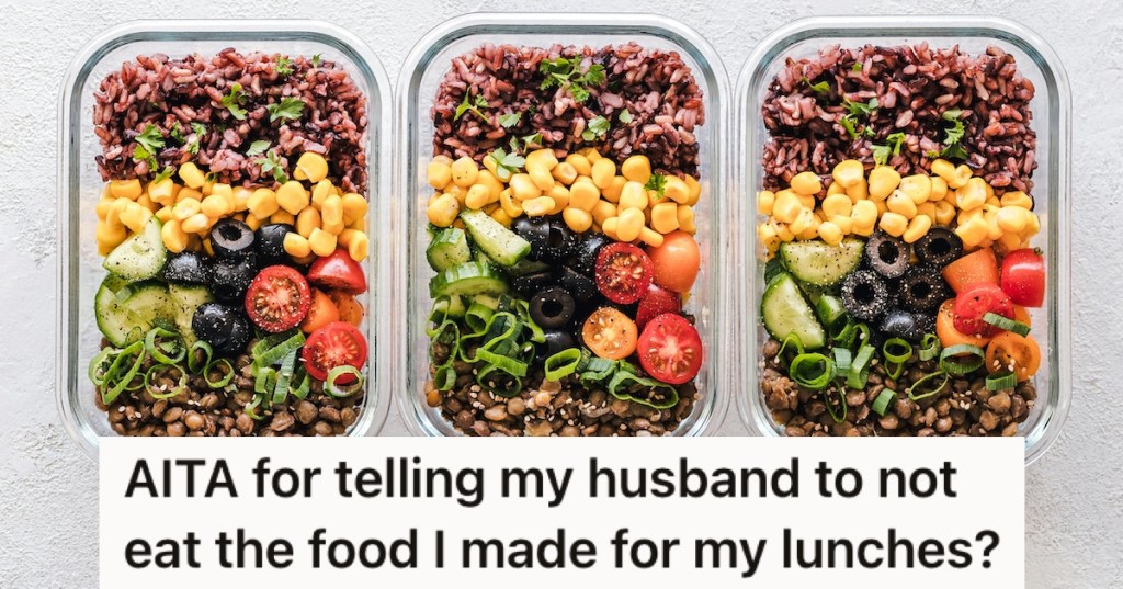 Tupperware with lunches in