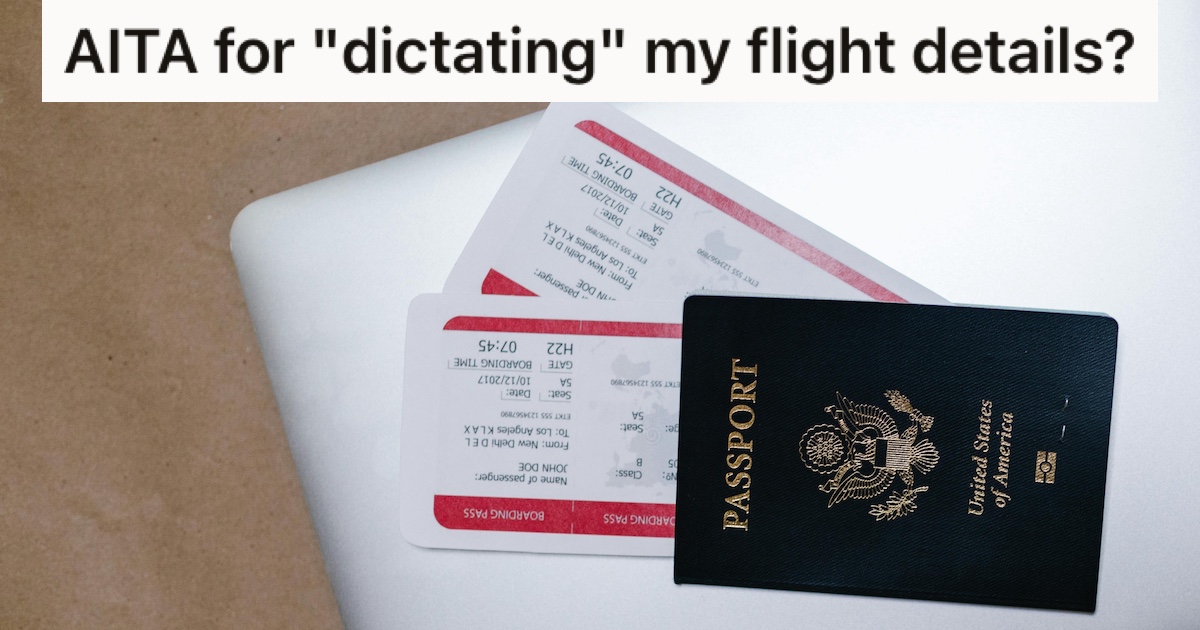Woman Was Flying Home To Visit Her Dad, So He Offered To Buy Her Tickets. But Little Did She Know, Her Flight Would Provoke Her Stepmom. A laptop, passport, and flight tickets