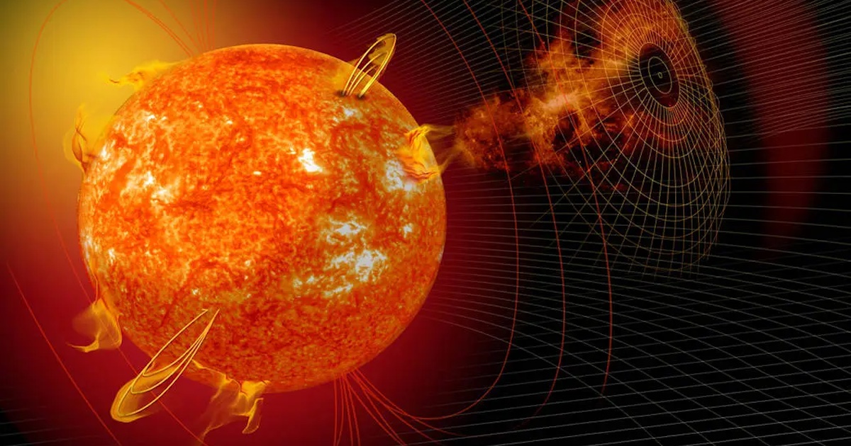 An artist's impression of a CME
