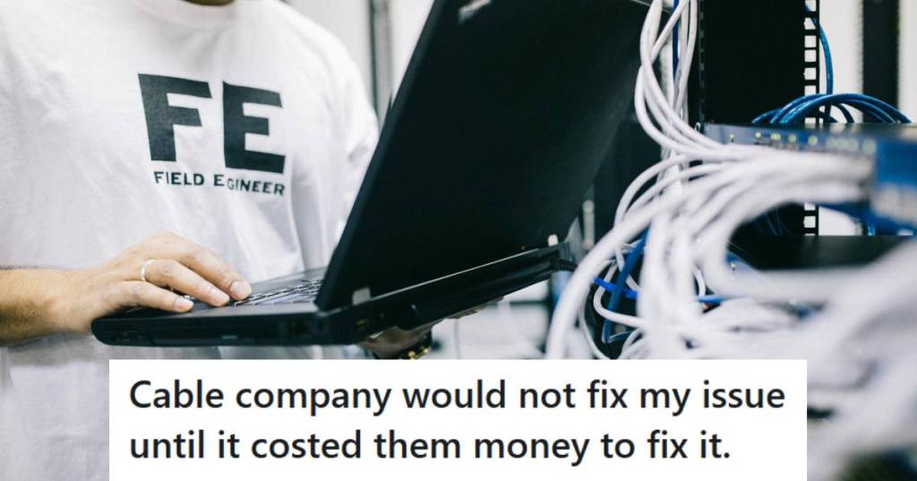 Guy holding a laptop and trying to figure out what's wrong with the internet connection