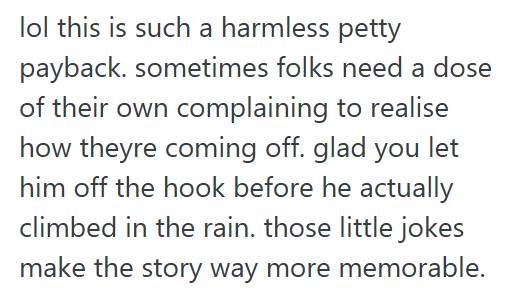 Camping Complaining Intern Refused To Listen, So His Coworkers Sent Him Outside In A Thunderstorm Looking For A Fake Water Tank