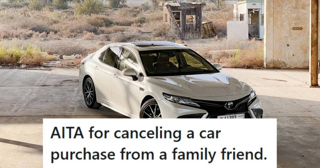 Silver Camry that's nicely cleaned up and parked by an empty lot