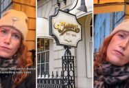 A Sign For The Bar Cheers In Boston Has A Weird Image On It, Which Has The Internet Arguing Over What It Means