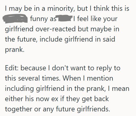 Comment 1 45 He Pranked His Friends By Claiming To Only Eat Apples, So They Staged An Intervention, And His Girlfriend Broke Up With Him When He Revealed It Was A Prank